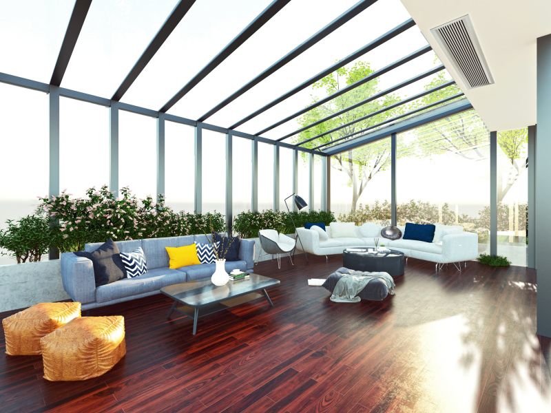 Luxury Sunroom with Features